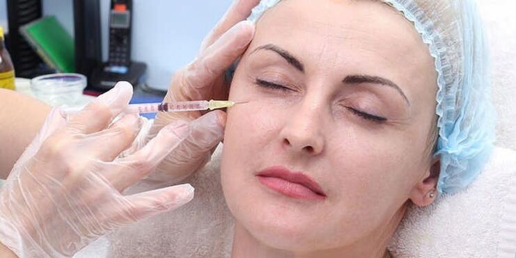 Rajeunissement avec des injections